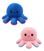 Reversible Octopus Soft Toy | Mood Flip Plush Octopus for Kids & Adults - Image 3