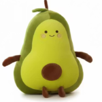 Cute Avocado Plush Toy – Soft Avocado Stuffed Pillow for Kids (30 cm)