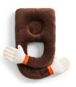 Funbyto Baby Hugging Pillow – Soft Comfort Support Pillow for Babies (Brown)