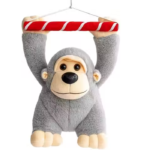 Cute Hanging Monkey Plush Toy – Soft Monkey Stuffed Toy for Kids