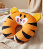 Baby Tiger Head Shaping Pillow – Soft Neck Support Pillow for Newborns (0–12 Months)